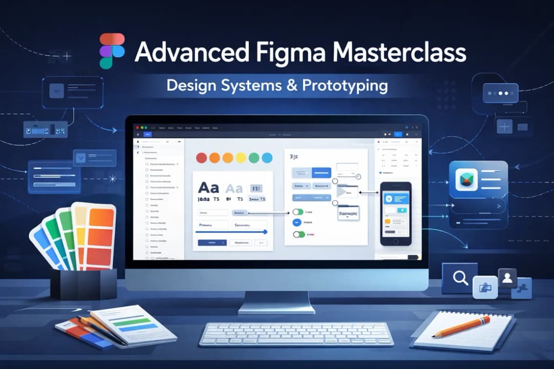 Advanced Figma Masterclass: Design Systems & Prototyping