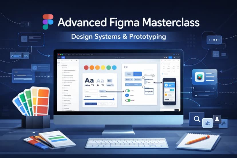 Advanced Figma Masterclass: Design Systems & Prototyping